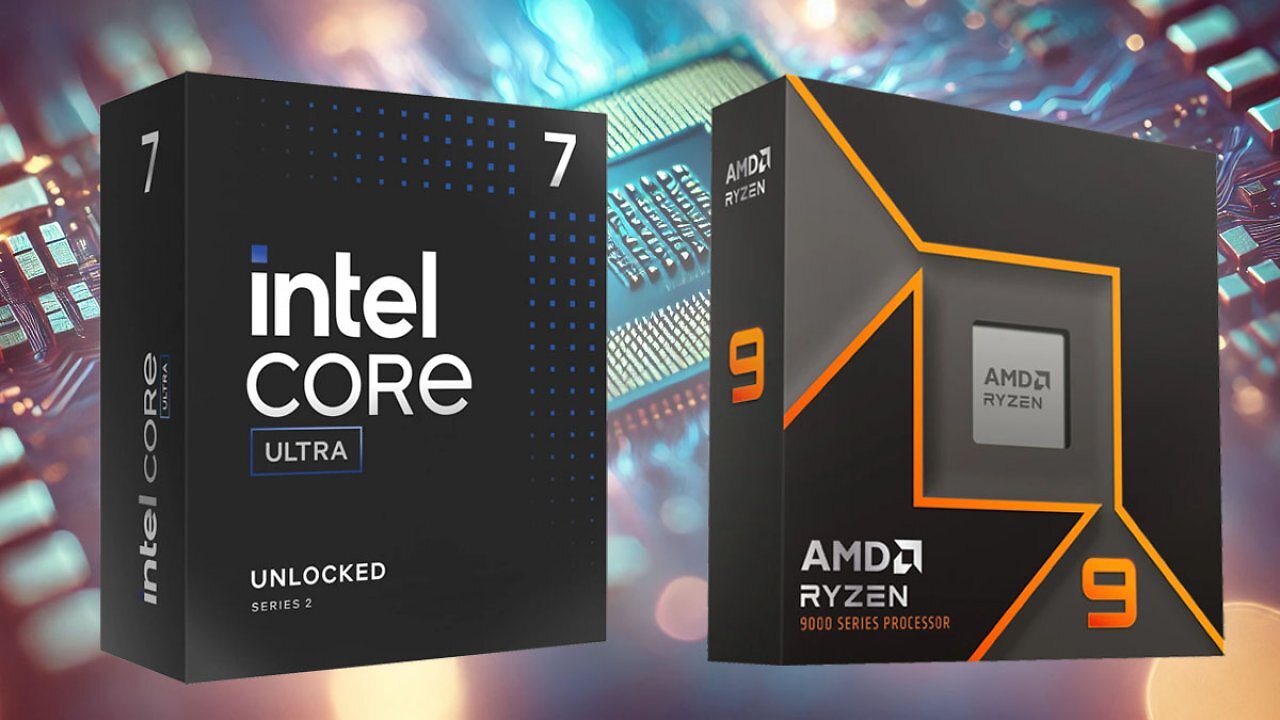 Intel und AMD CPU-Boxen als Symbolbild
