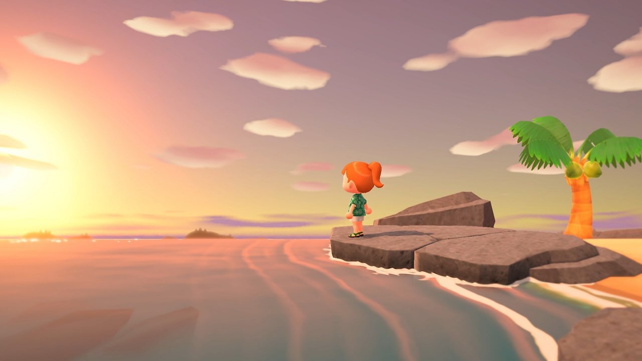 [19/02/2025] Ein wunderschöner Sonnenuntergang: In Animal Crossing: New Horizons gibt es viel zu bestaunen.