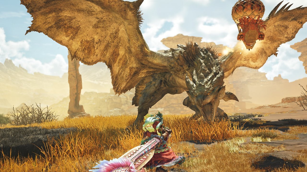 Der Palico unterstützt den Jäger