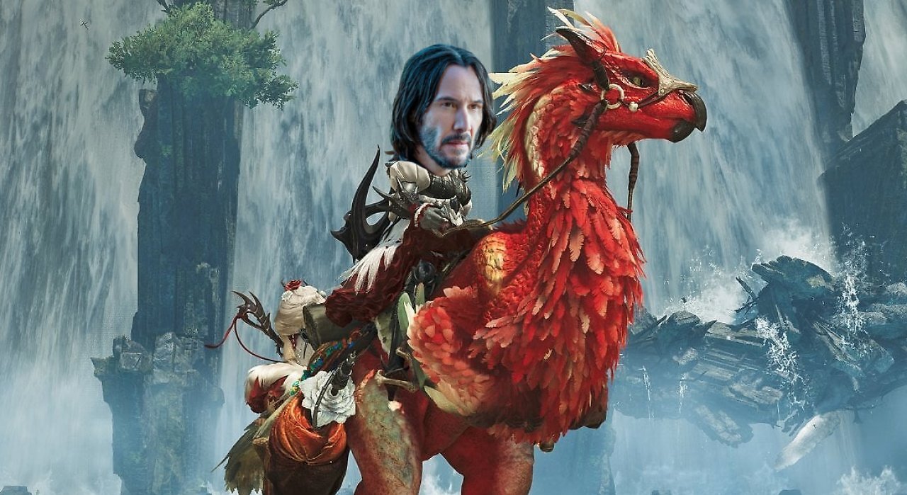 John Wick in Monster Hunter Wilds.