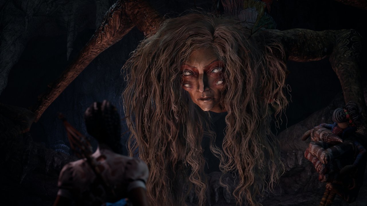 Ein Wesen starrt Hazel an