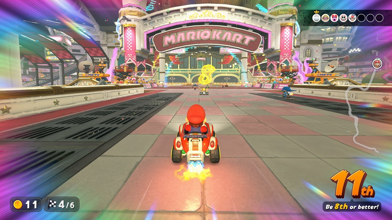 Mario bei einer K.O.-Tour