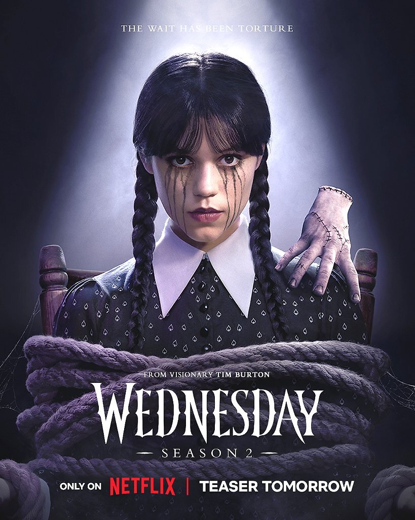 [22/04/2025] Ihr könnt ab sofort kostenlos in die 2. Staffel von Wednesday reinschauen.
