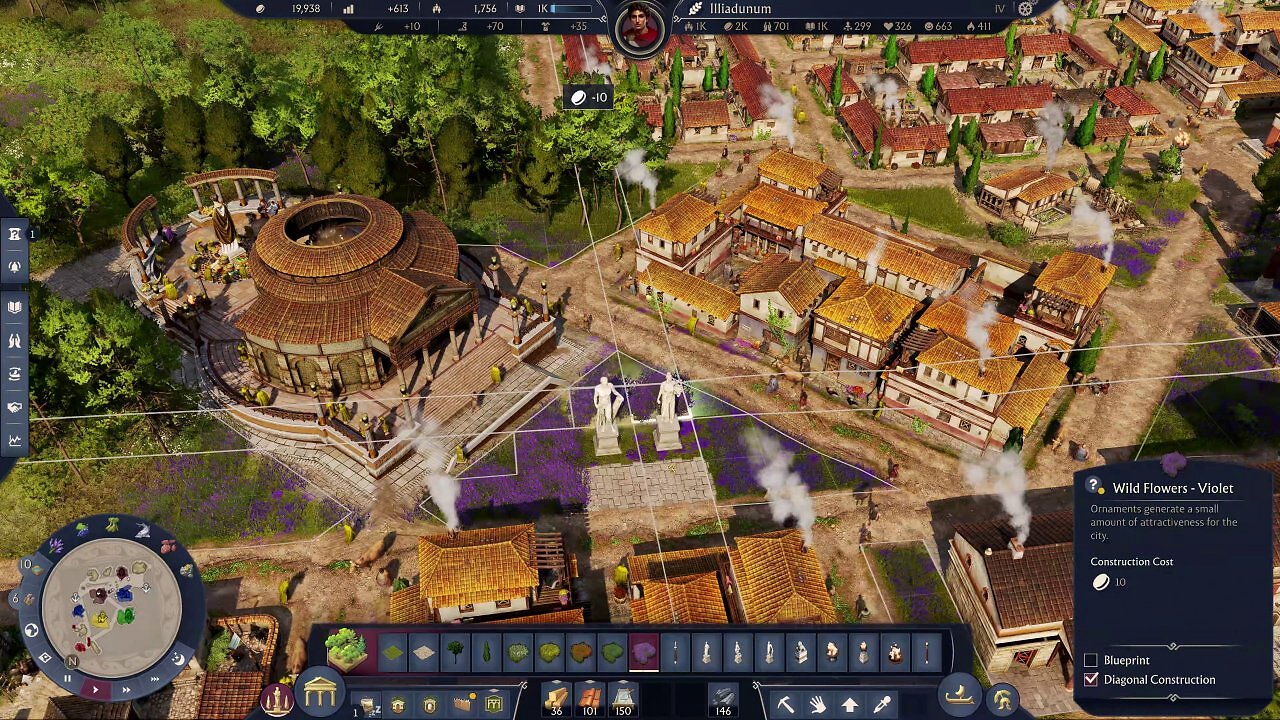 Zierelemente in Anno 117