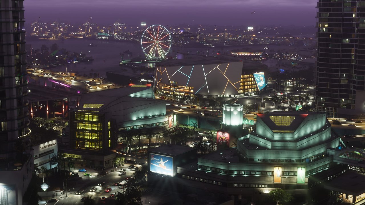 Vice City bei Nacht