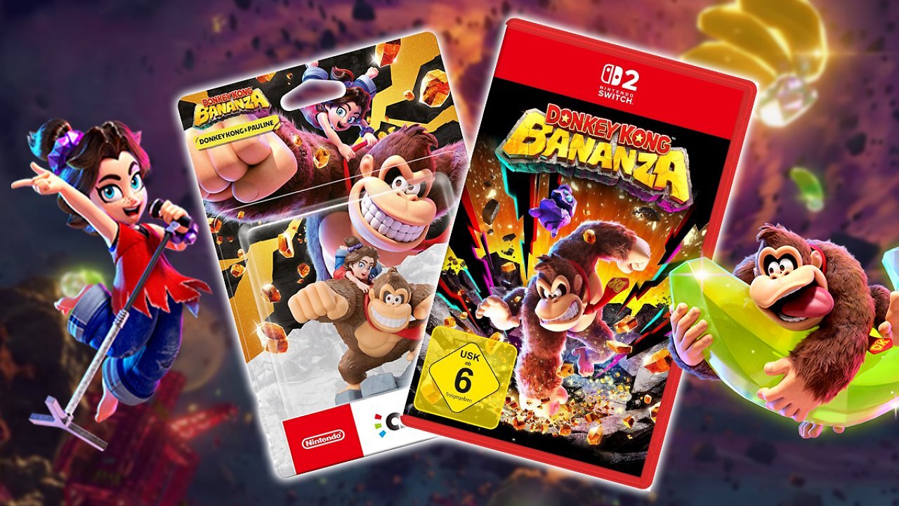 [23/06/2025] Affenstark: Hier gibt es Donkey Kong Bananza 10 € günstiger vorzubestellen - selbst digital teurer!