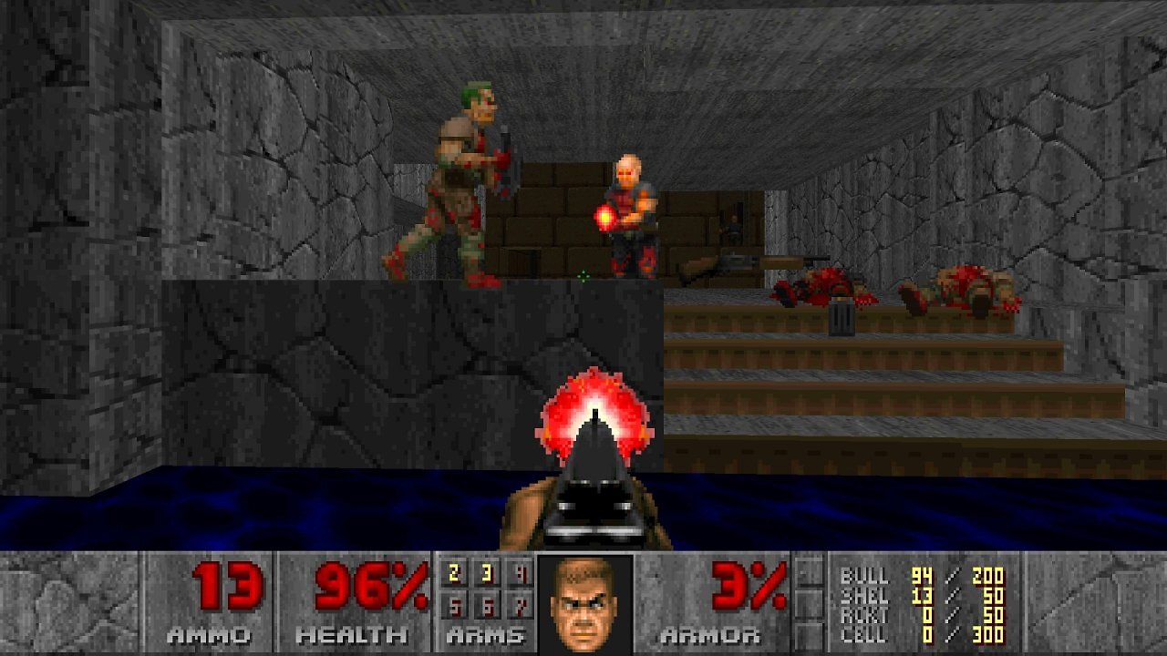 [27/06/2025] Höhenstufen spielen in Kämpfen keine Rolle: Doom übernimmt das Zielen auf der vertikalen Achse für uns.