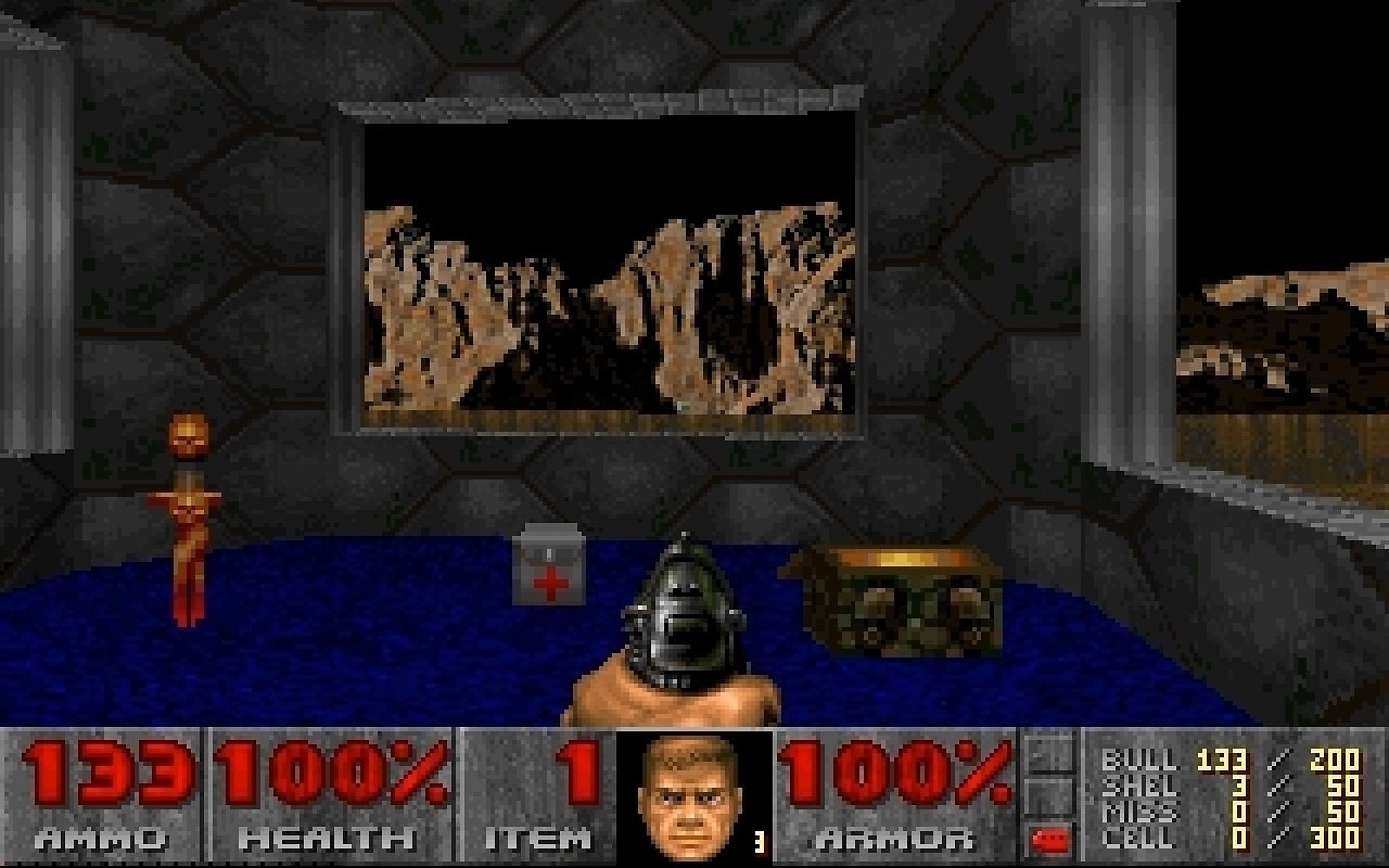 [27/06/2025] In der Presse-Beta von Doom sind noch okkulte Sammelgegenstände und ein Item-Zähler (unten im HUD zu sehen) enthalten. Beides wird kurz danach aus dem Spiel entfernt.