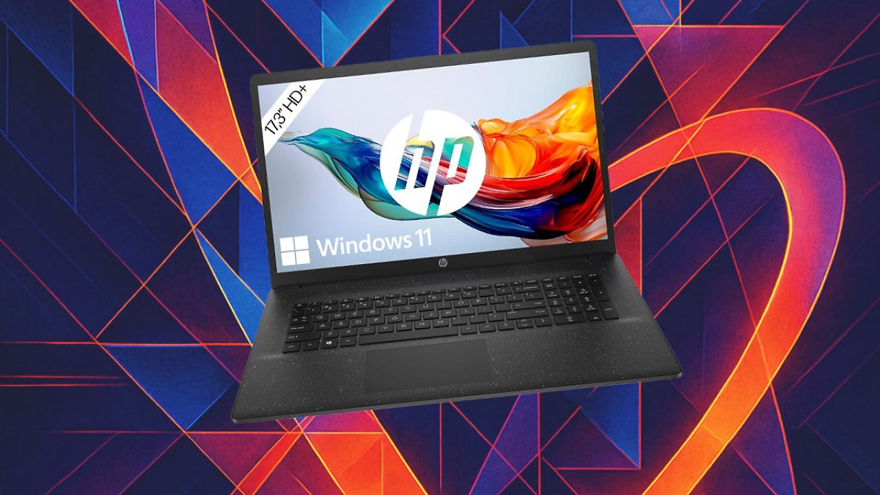 Laptop-Deal des Tages: Keine 300 Euro für HP 17,3 Zoll bei Amazon - nach 45 Min. zu 50% aufgeladen