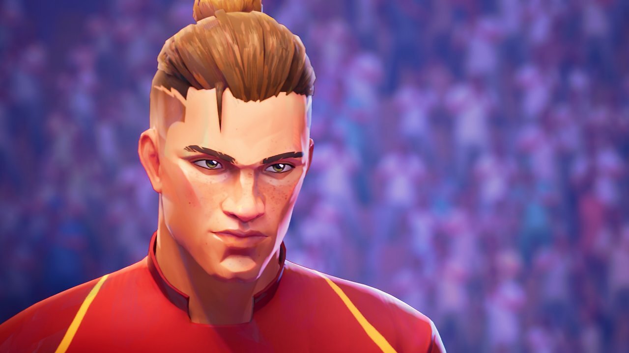 Nahaufnahme eines Spielers