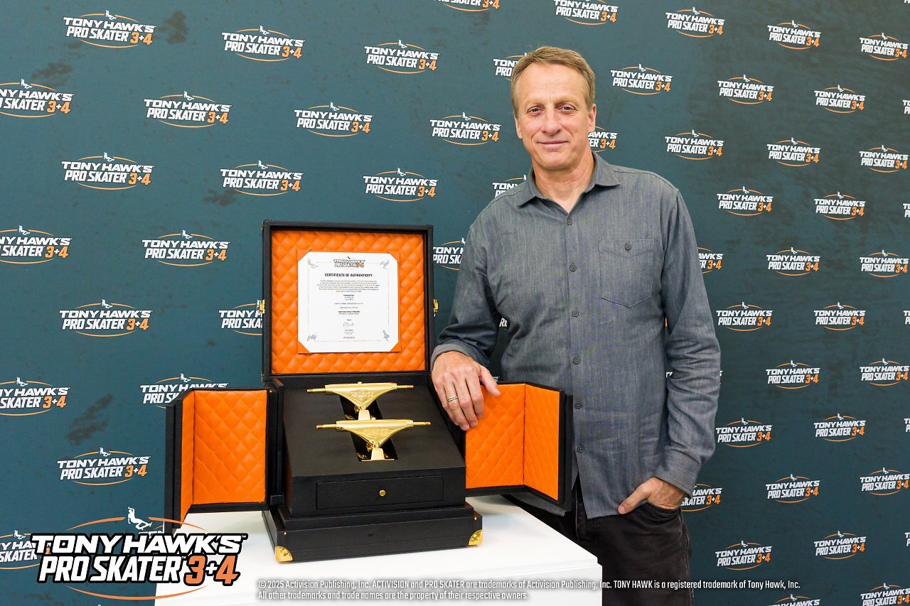 [07/07/2025] Tony Hawk's Pro Skater 3 + 4:&nbsp;​Activision veranstaltet Wettbewerb um goldene Achsen