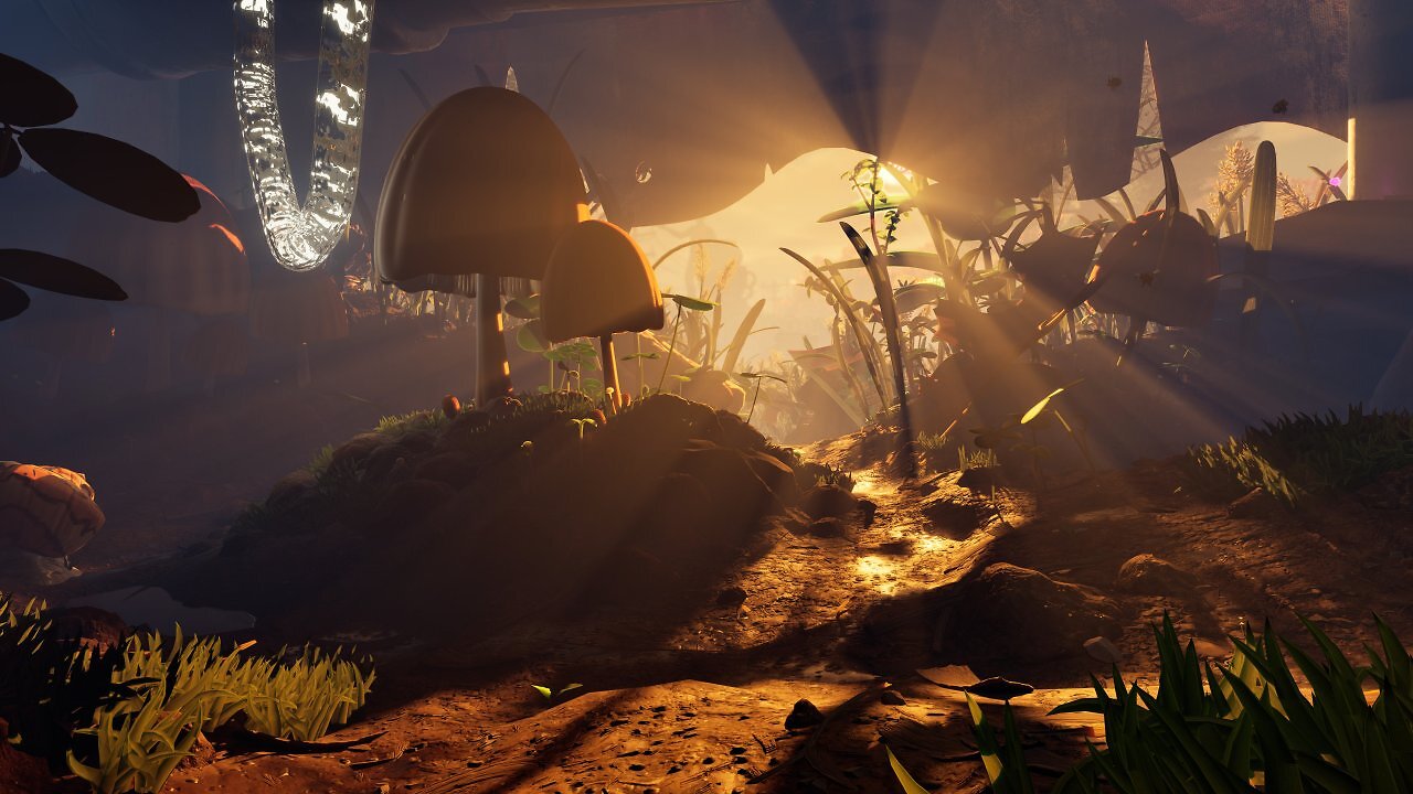 [28/07/2025] Tag- und Nachtwechsel sehen dank spektakulärer Licht- und Schatteneffekte nicht nur toll aus, sie haben auch Einfluss auf das Gameplay. Nachts werden fast alle Krabbler aggressiv und greifen uns mit rot leuchtenden Augen an.