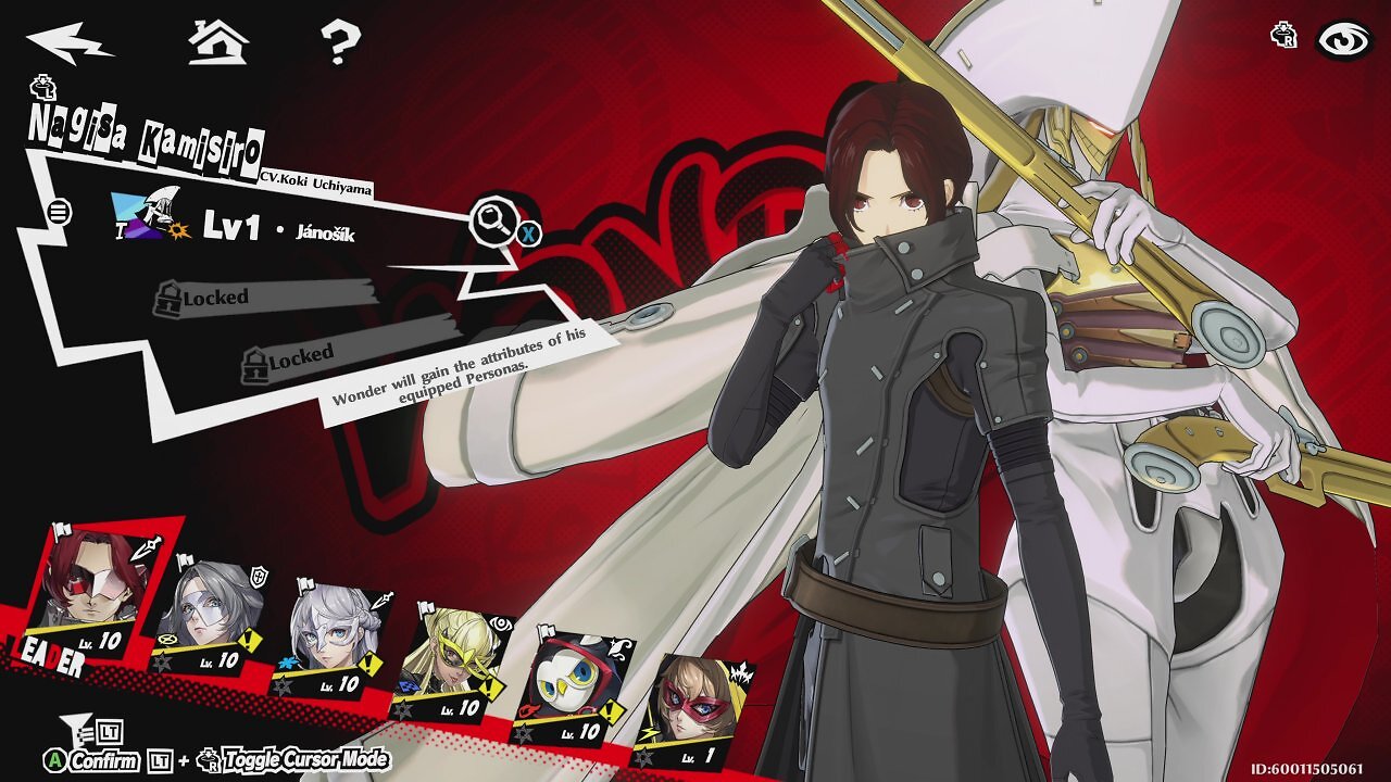 Wonder und seine Persona aus Persona 5: The Phantom X