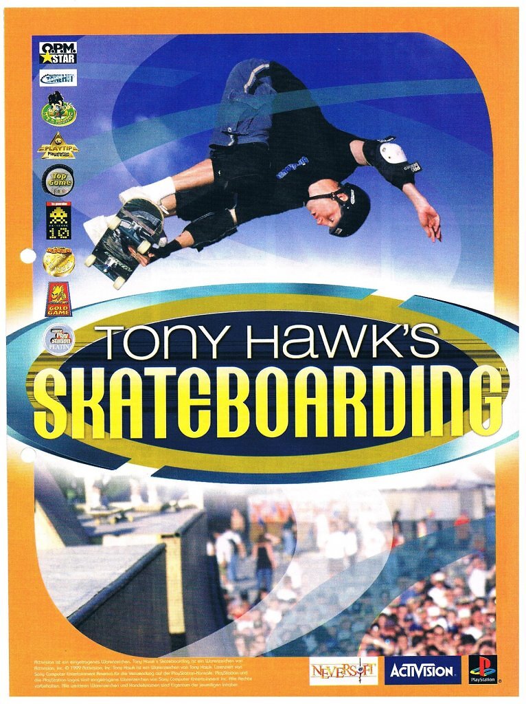 [04/07/2025] Tony Hawk's Skateboarding Plakat