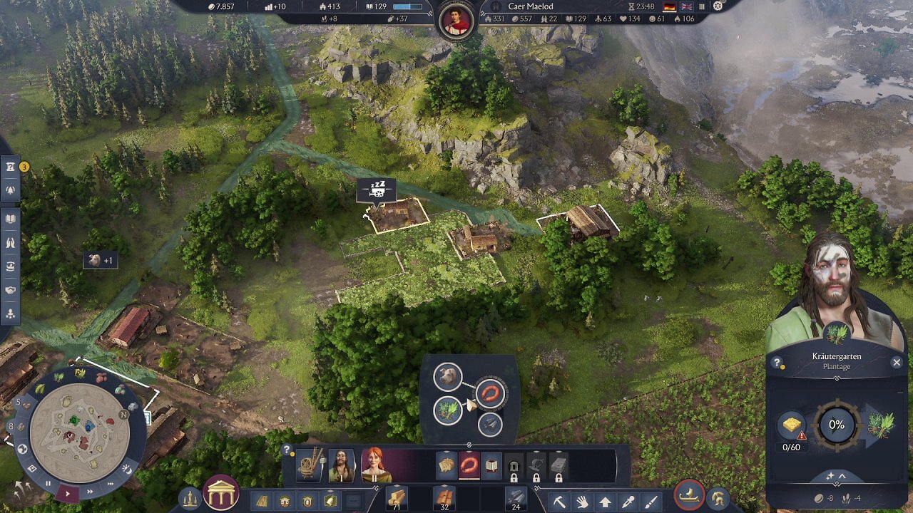Selbst gleiche Waren erfordern teilweise andere Produktionspfade. Wurst wird in Albion zum Beispiel nur mit Kräutern gegessen.