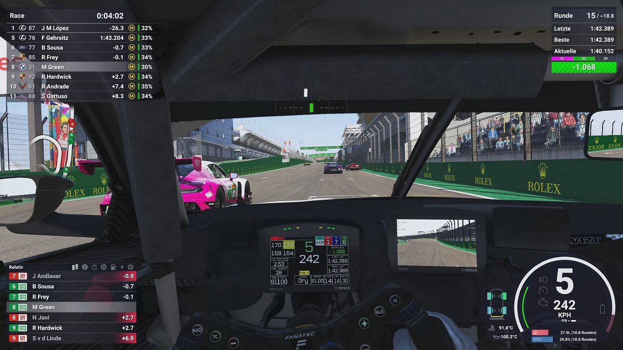 [15/08/2025] Das Racing gegen die KI macht in Le Mans Ultimate ziemlich viel Spaß. Die Gegner greifen an und verteidigen auch die Ideallinie.