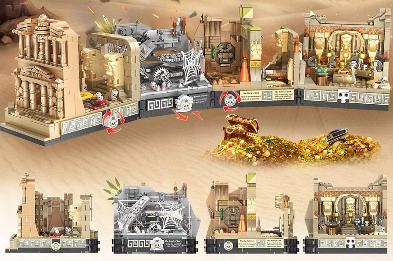 [31/08/2025] Nur kein falscher Schritt - dieses MOC steckt voller Fallen, die Indiana Jones das Fürchten lehrten.