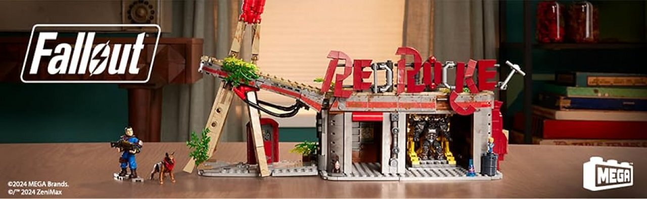 [26/08/2025] Die ikonische Red Rocket Raststätte aus Fallout als detailreiches Klemmbaustein-Set mit über 800 Teilen.
