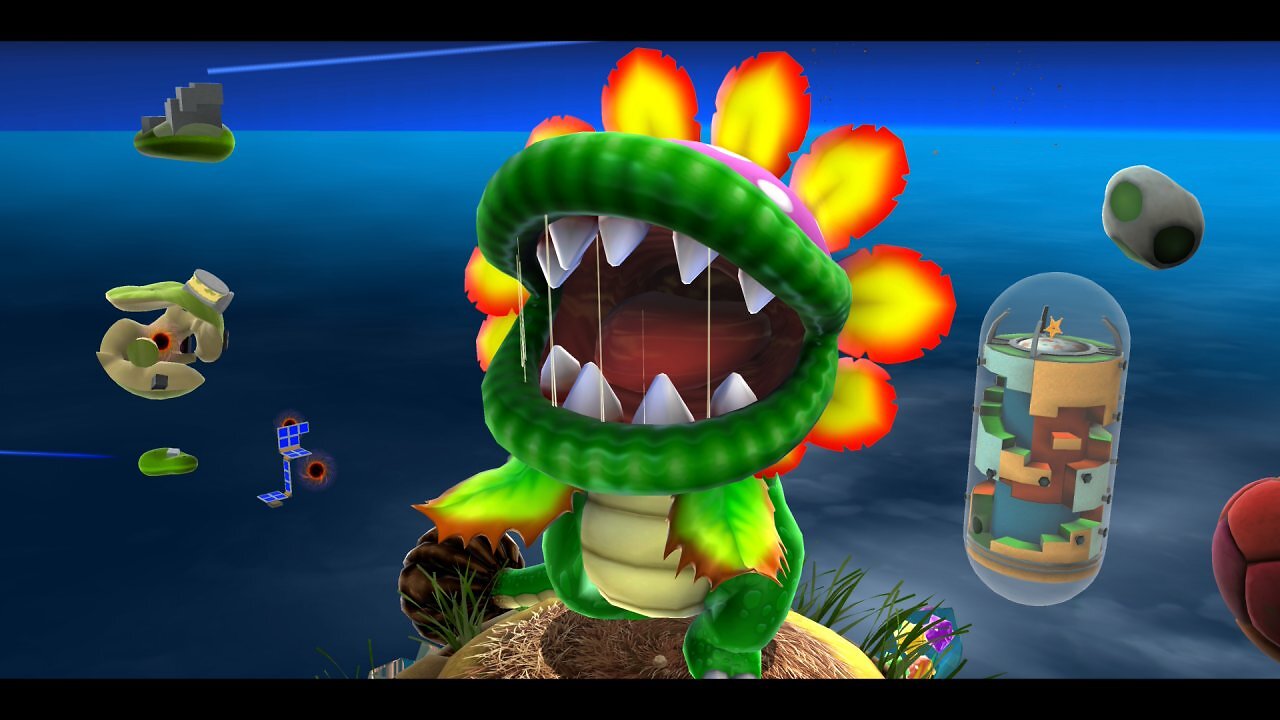 Schon in unserer ersten Mission müssen wir uns mit Mario dieser gefährlichen Dino-Piranha Mutation entgegenstellen.