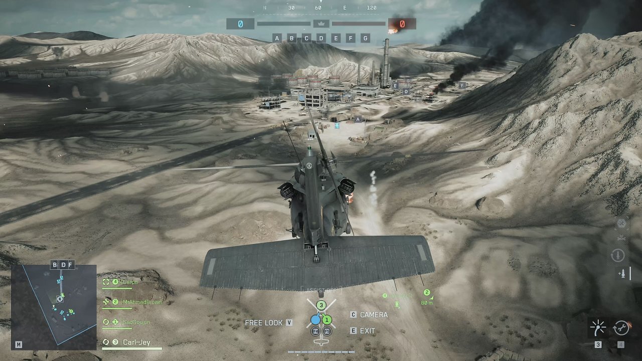 Operation Firestorm ist im Layout so, wie ihr es aus Battlefield 3 & 4 gewohnt seid.