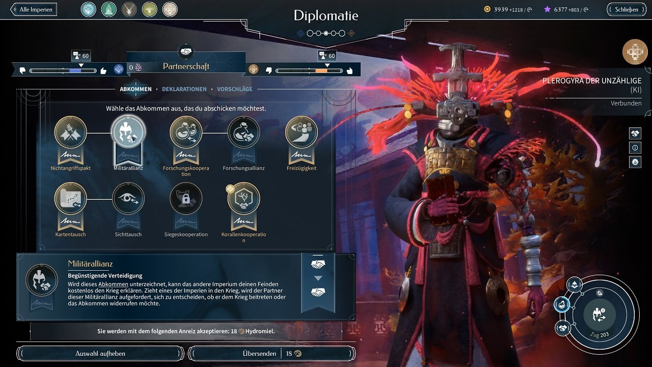 [26/09/2025] Das Diplomatiemenü aus Endless Legend und Endless Space 2 hat ausgedient: In Endless Legend 2 kommt das entschlackte Menü aus Humankind zum Einsatz.