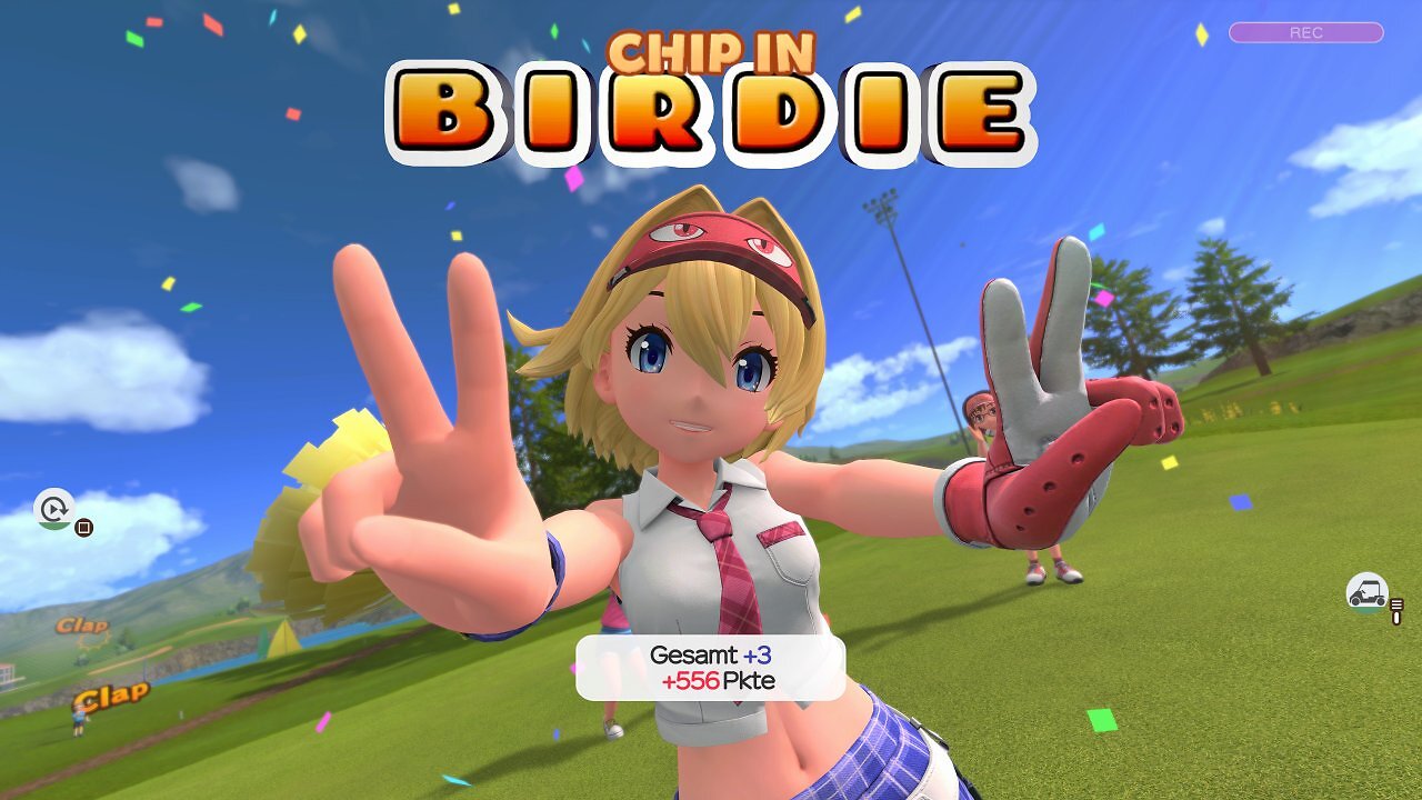 [03/09/2025] Hole-in-Ones und Chip-Ins bekommen spezielle Animationen der Charaktere.