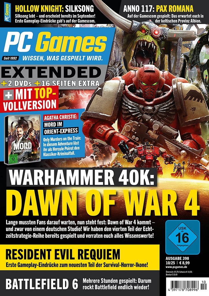 [11/09/2025] Das Cover der PC Games Extended 10/25
