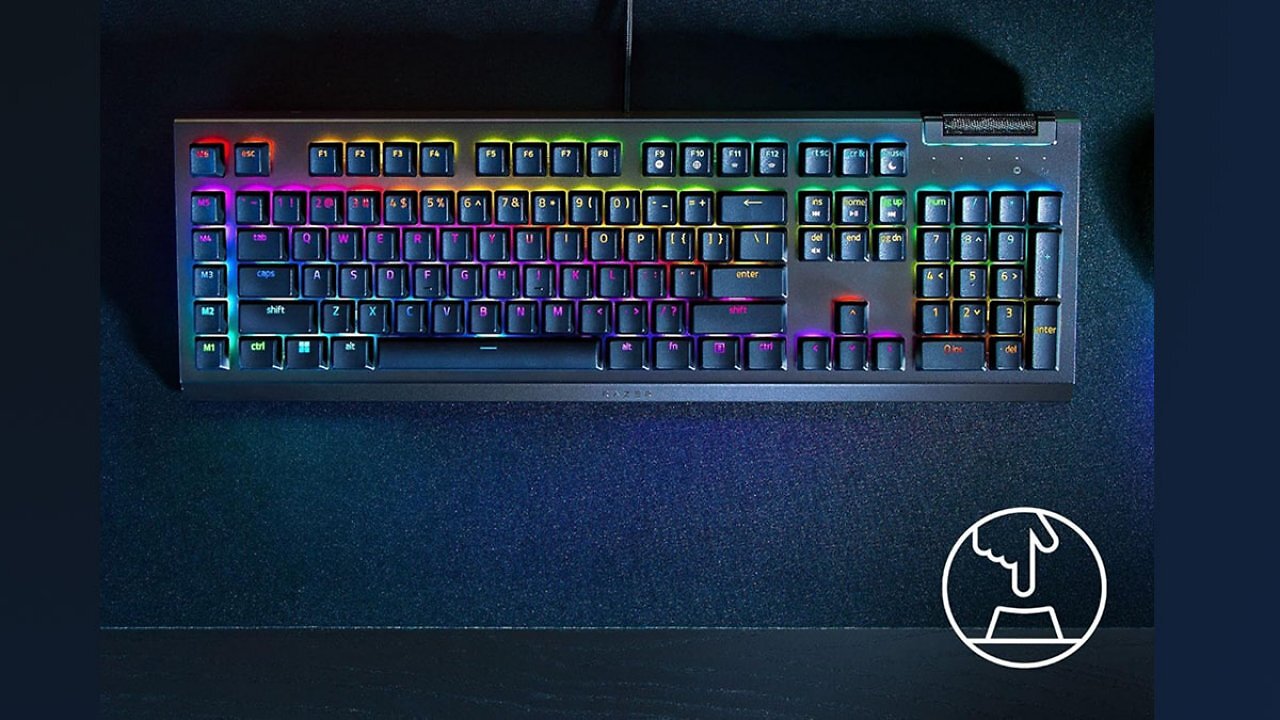 Sehr gute Tastatur jetzt 51% unter UVP: Razer BlackWidow V4 - befristetes Amazon-Angebot