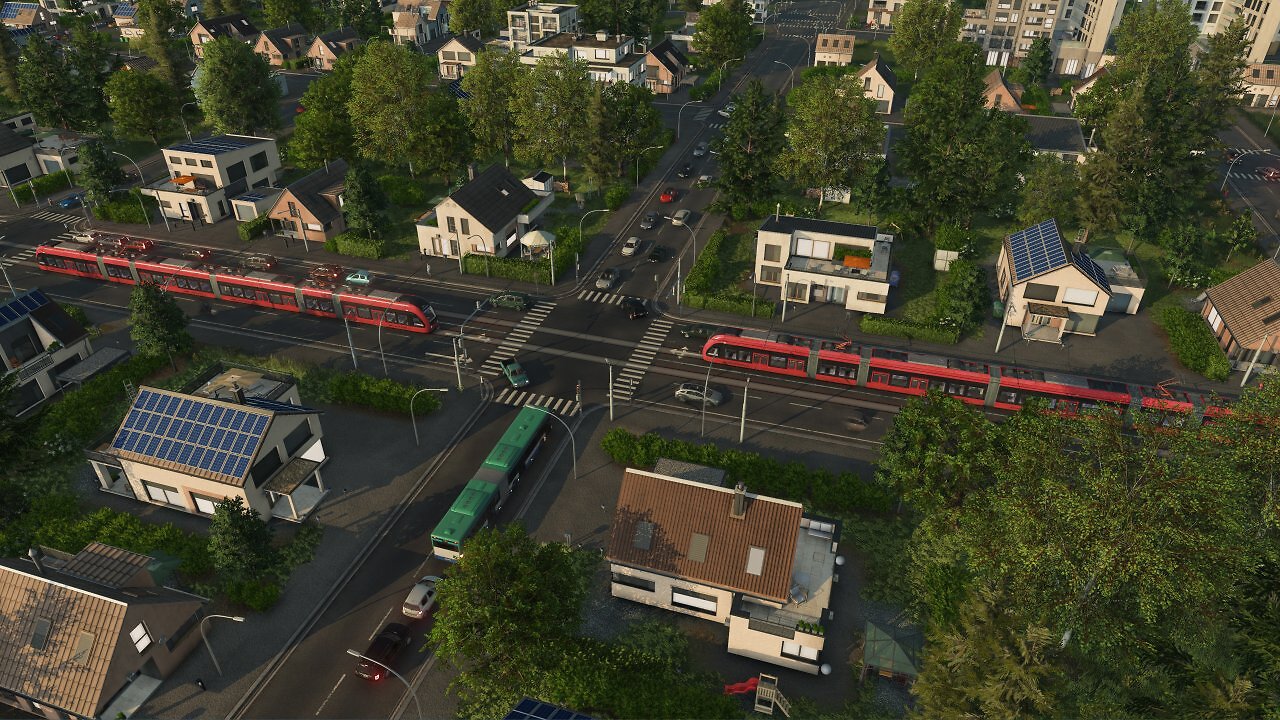 [03/09/2025] Busse und Straßenbahnen sorgen für reibungslosen innerstädtischen Personenverkehr.