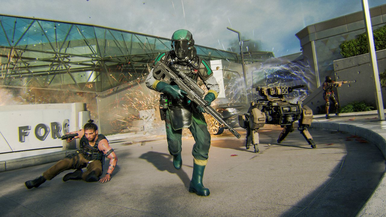 [15/10/2025] Call of Duty: Black Ops 7 spielt zwar in der Zukunft, lange Wandläufe und Jetpacks gibt's im Multiplayer aber nicht.