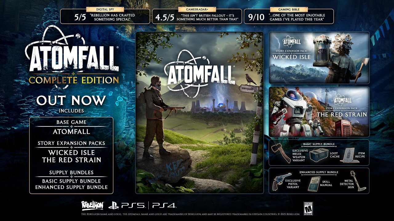 [31/10/2025] Alle Inhalte der Atomfall Complete Edition im Überblick.