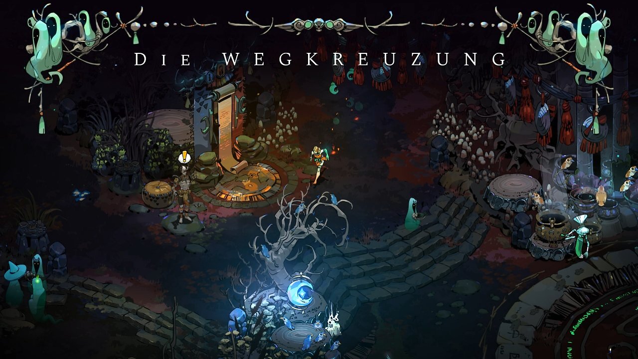 [05/10/2025] Nach jedem Sieg (oder Tod) landet Melinoe in ihrem Zuhause, der Wegkreuzung in der Unterwelt.