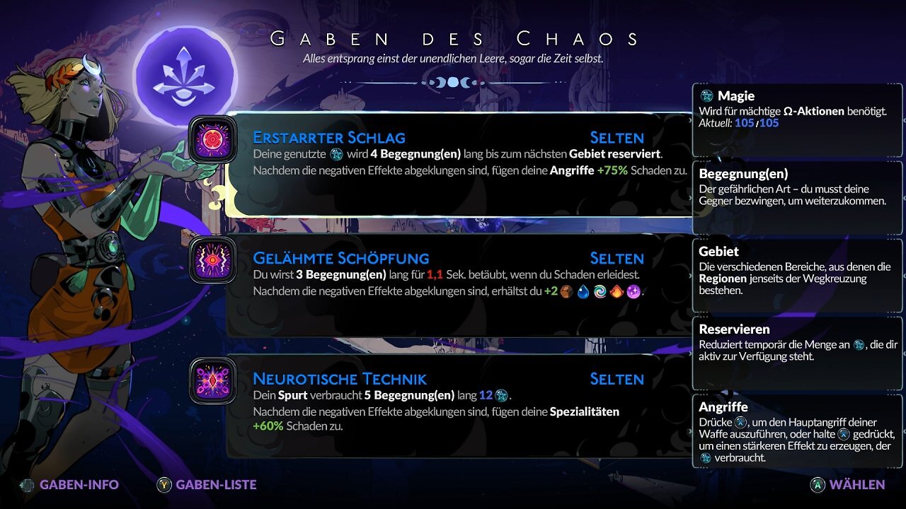 [05/10/2025] Auch Chaos ist wieder mit von der Partie. Seine Gaben stellen kleine Prüfungen dar, sind aber freiwillig.
