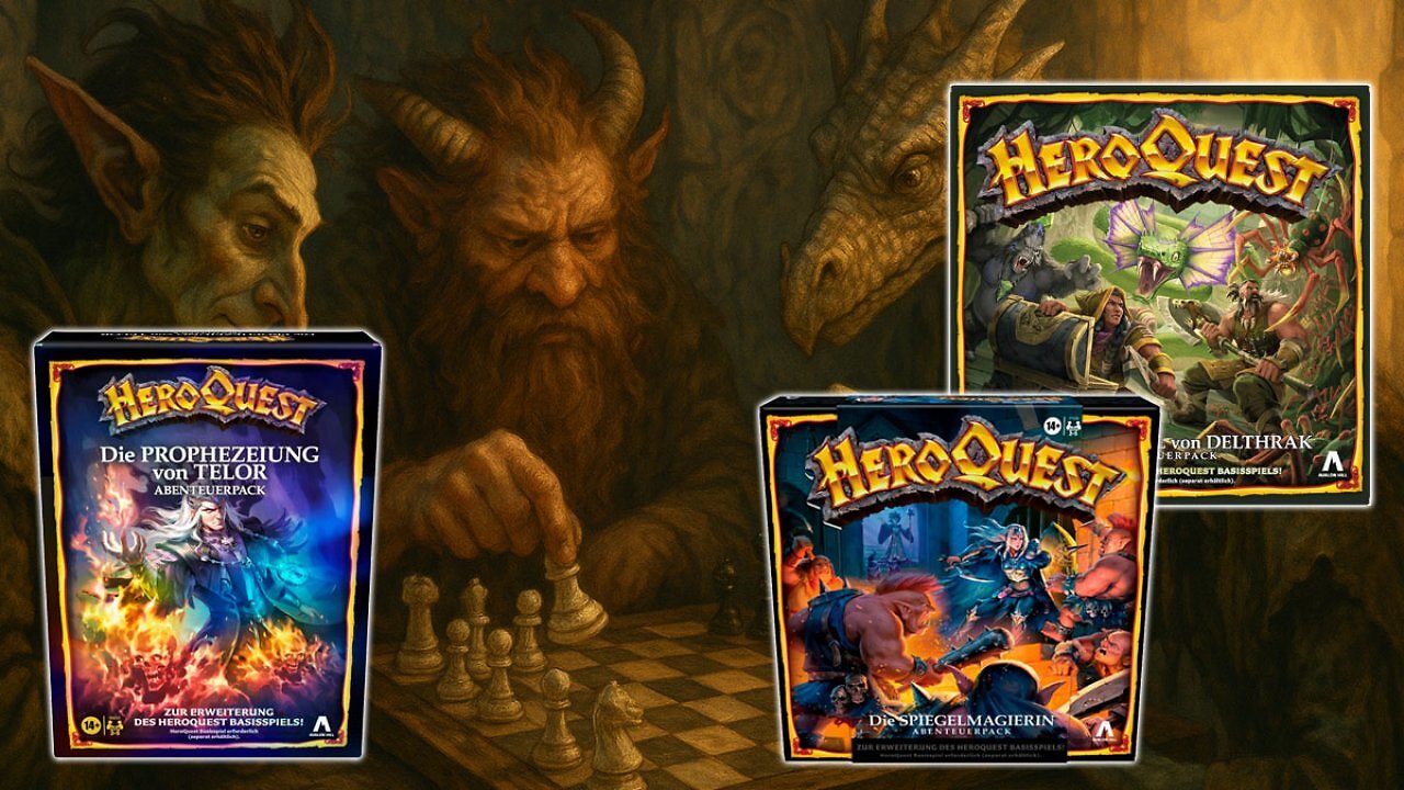 [14/10/2025] Amazon würfelt HeroQuest raus: Nur kurz sind diese drei Erweiterungen im Angebot