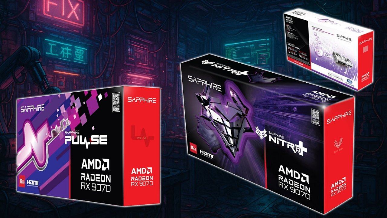 [05/10/2025] Amazon wirft bis 55 € unter Vergleichspreis raus: Radeon RX 9070 Pure, Nitro+ und Pulse