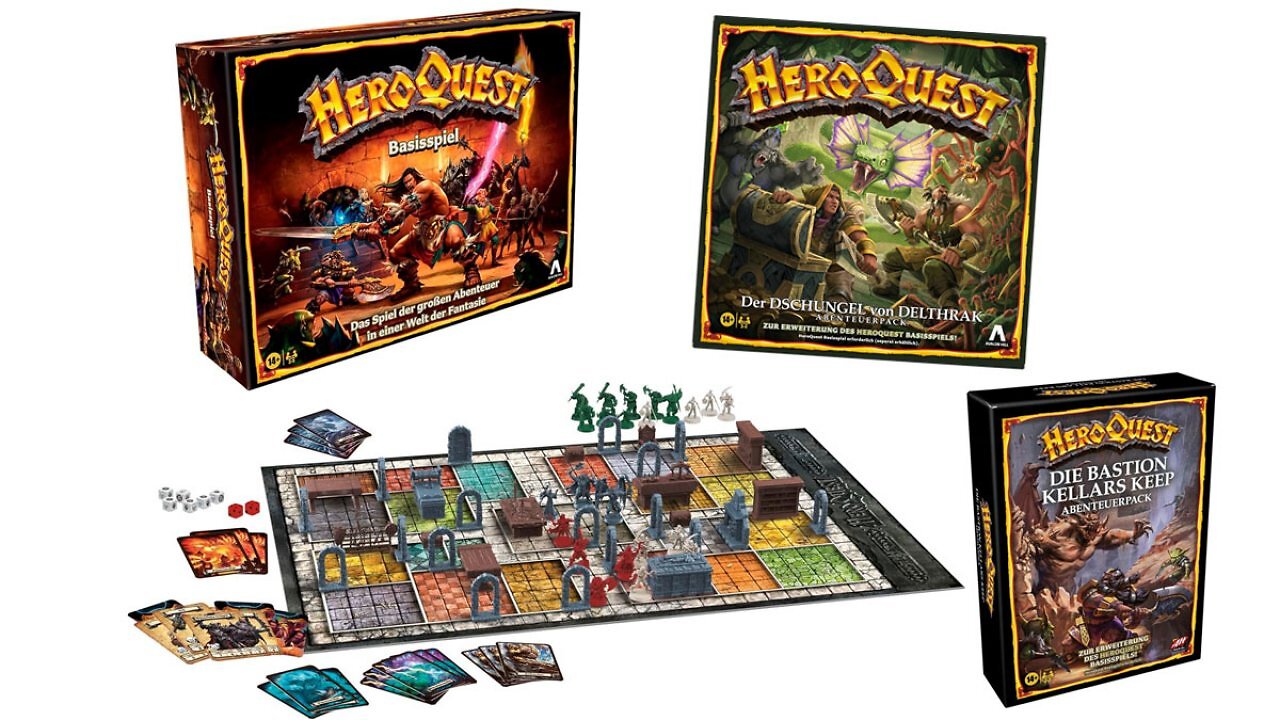 HeroQuest günstiger denn je: Basisspiel und Erweiterungen mit heldenhaften Rabatten