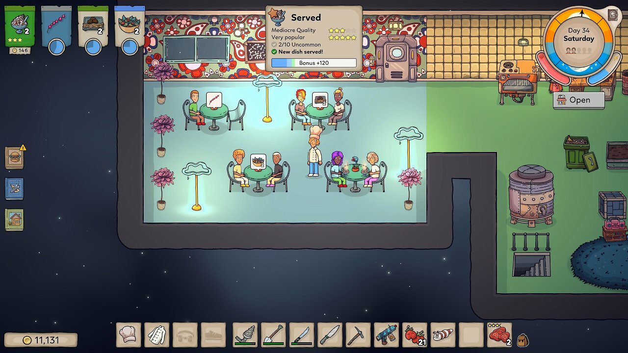 [11/11/2025] Space Chef: Abgedrehter Mix aus Restaurant-Manager und RPG mit sehr viel Humor (2)