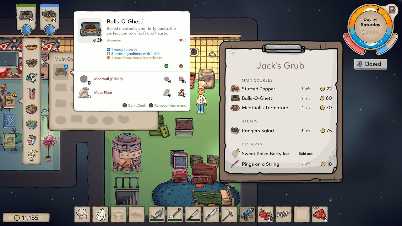 [11/11/2025] Space Chef: Abgedrehter Mix aus Restaurant-Manager und RPG mit sehr viel Humor (5)
