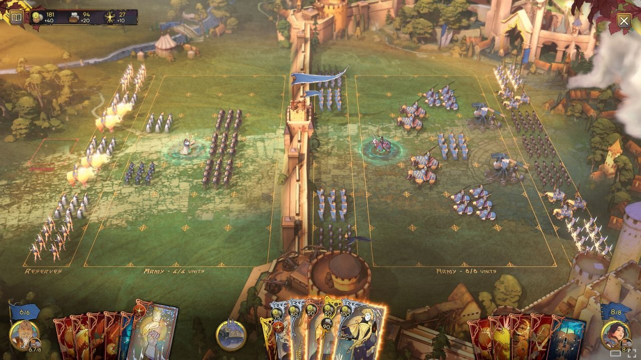 Schlachtfeld im Strategiespiel Songs of Silence