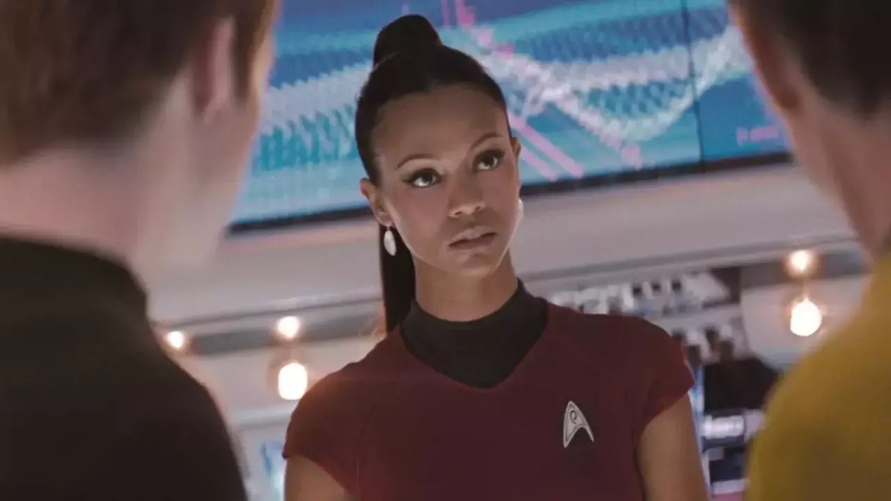 Zoe Saldaña in Star Trek