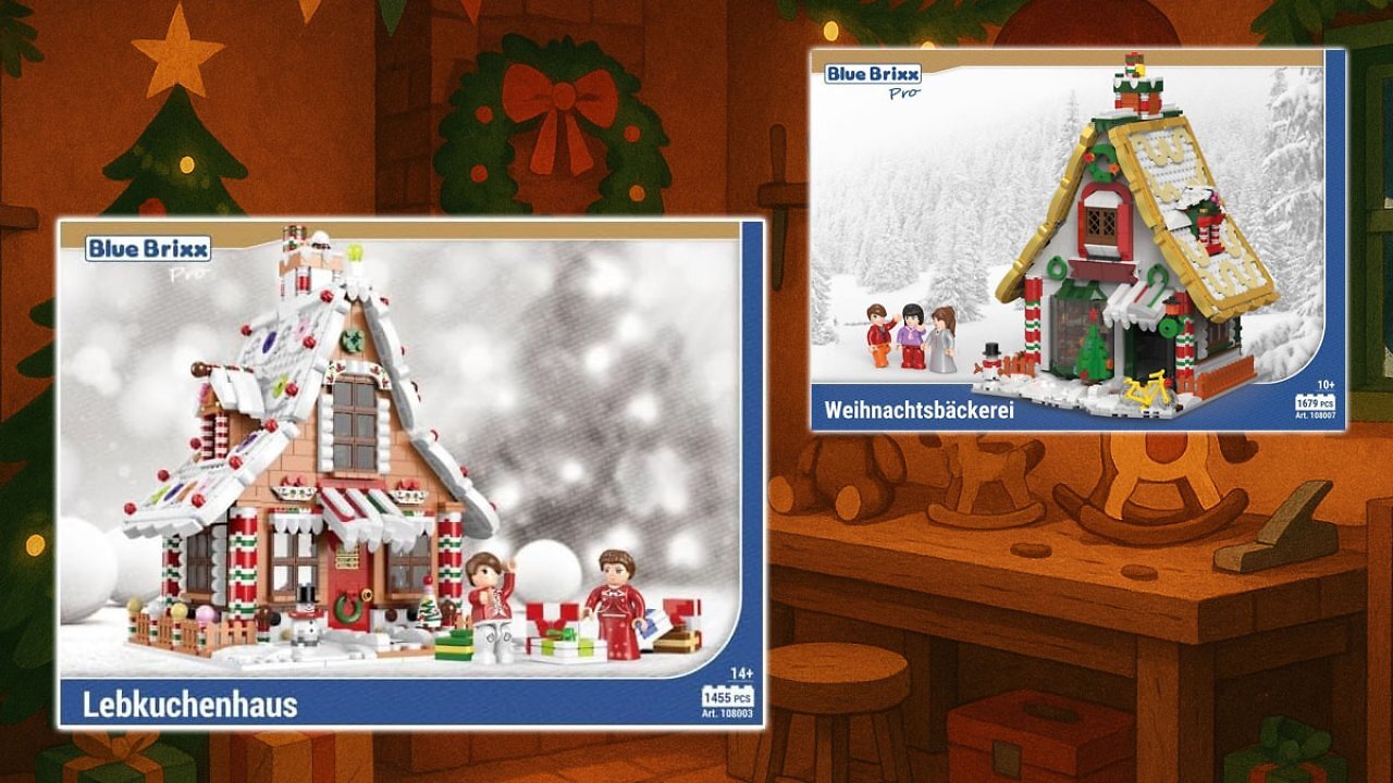 [09/12/2025] Bescherung bei Lego-Rivale Bluebrixx: Lebkuchenhaus auf 2,2 Cent pro Klemmbaustein gekracht