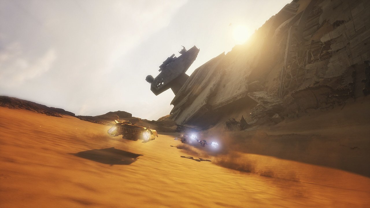 [12/12/2025] Mit rasanten Fahrzeugen in illegalen Rennen über Jakku brettern, das und mehr soll Star Wars: Galactic Racer bieten.