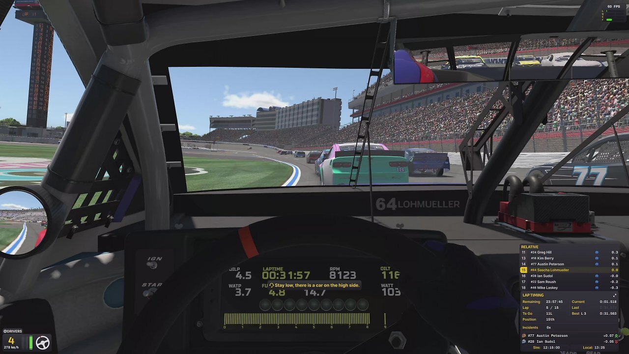 [16/01/2026] Auch die Oval-Rennen haben ihre Besonderheiten: Bump-Draften ist beispielsweise nur in der NASCAR-Serie ein gutes Mittel, um nach vorn zu kommen.