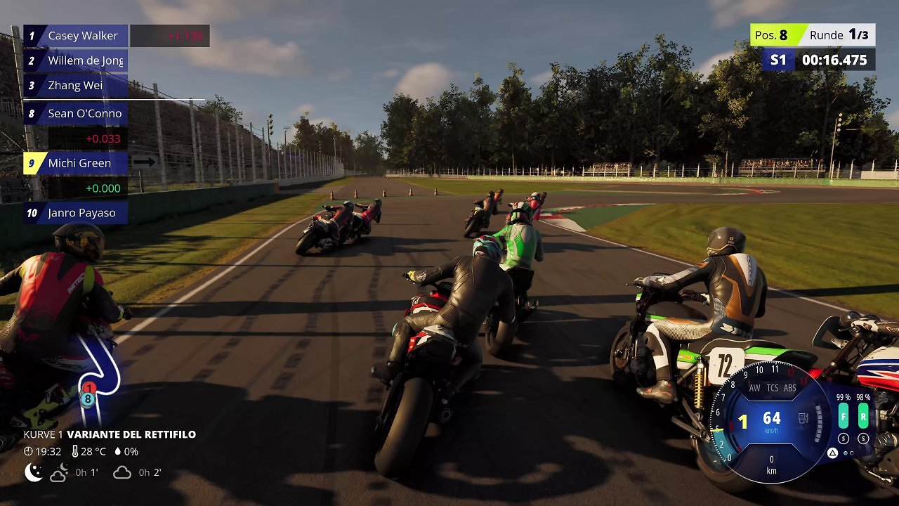 [05/02/2026] Kurve eins in Monza ist immer ein Erlebnis - egal, ob gegen die KI oder im Multiplayer gegen menschliche Racer.