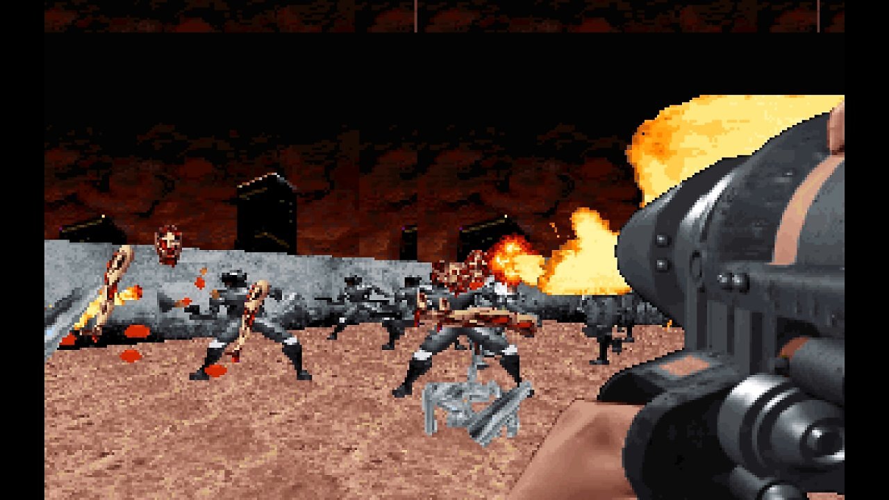 [08/02/2026] In einer frühen Fassung enthielt Duke Nukem 3D noch menschliche Gegner. Die wurden später entfernt.