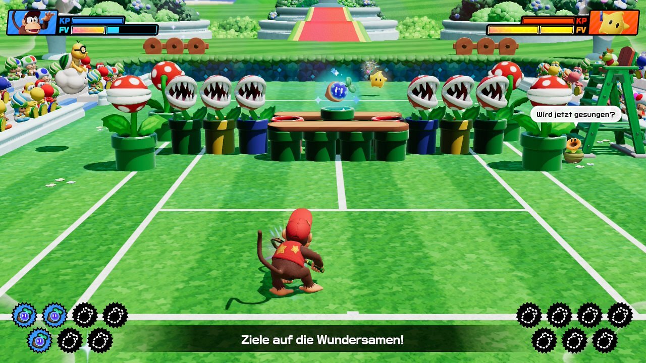 [10/02/2026] Auf dem Wunderplatz geschehen merkwürdige Dinge, sobald ihr mit einem Ball eine Wunderblume erwischt.