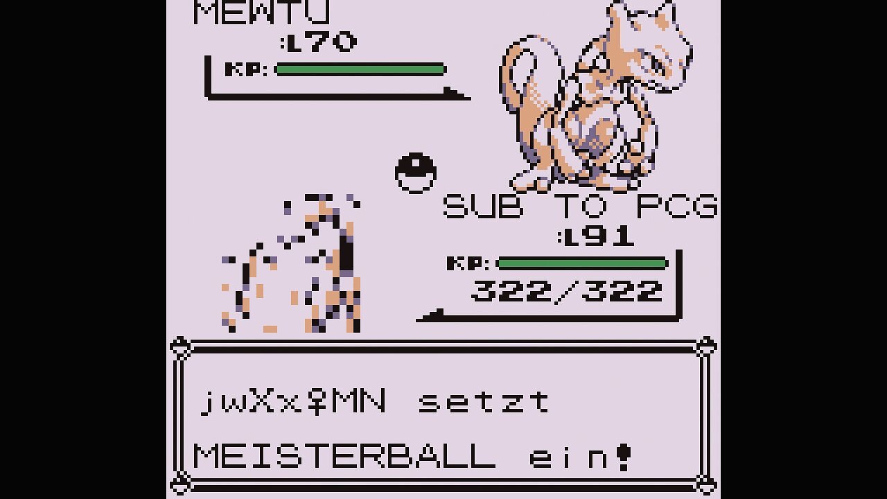 [06/03/2026] Natürlich fangen wir Mewtu mit einem unserer hunderten Meisterbälle! Oh, was da mit unserem Mew los ist? Das wurde Opfer von MissingNo.