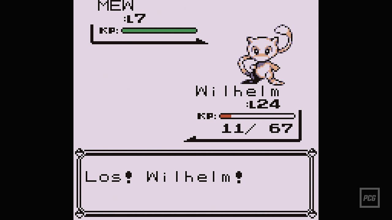 [06/03/2026] Wir können Mew auf Level 7 mit dem Wunder der Glitches fangen. Das ist nicht einmal schwer! Und durch seinen geringen Level, können wir das Spiel sogar mit ihm durchspielen.