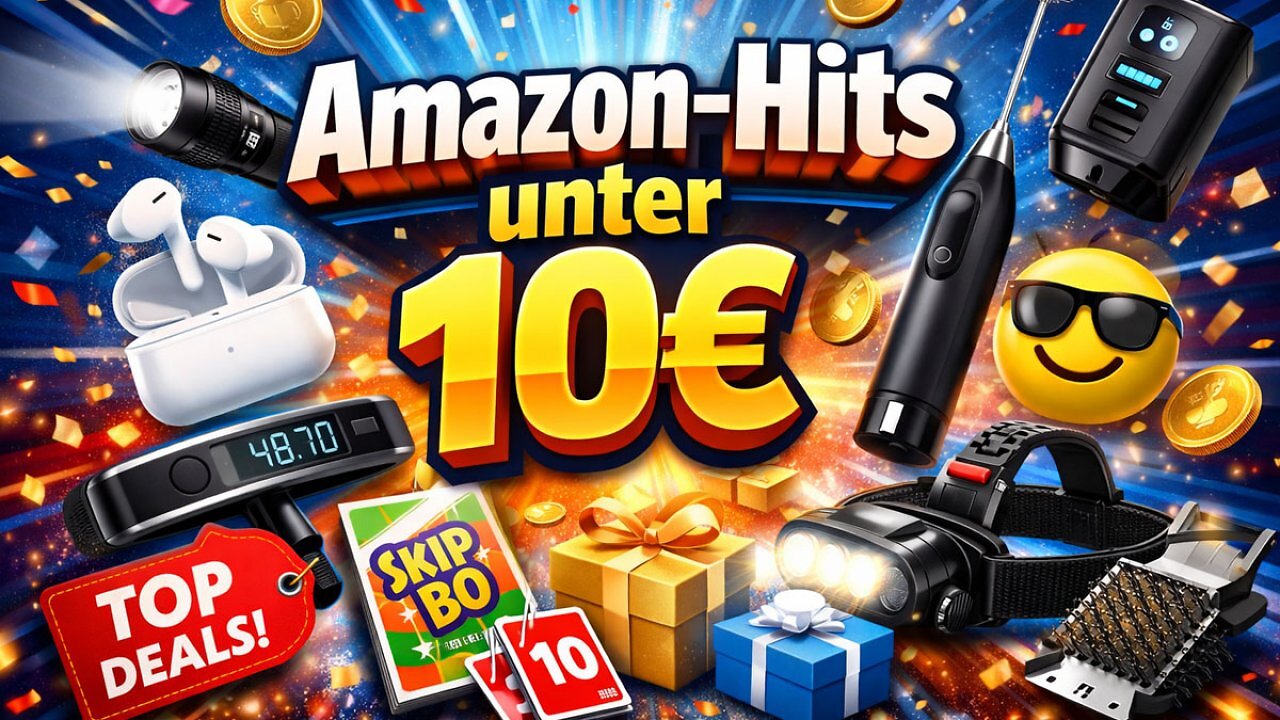 Sehr beliebt und extrem günstig: 10 Top-Hits unter 10€ bei Amazon