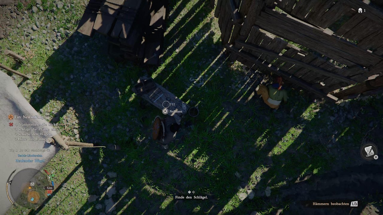[18/03/2026] Nehmen oder springen? Der Controller ist doppelt und dreifach belegt. Da muss man schon genau zielen mit dem Kamerawinkel, damit das Spiel den Kontext versteht.